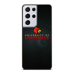 UNIVERSITY OF LOUISVILLE CARDINALS FOOTBALL LOGO MASCOT Samsung Galaxy S21 Ultra Case UNIVERSITY OF LOUISVILLE CARDINALS FOOTBALL LOGO MASCOT Samsung Galaxy S21 Ultra Case