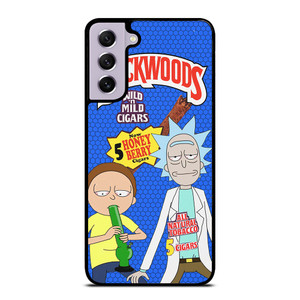 BACKWOODS RICK AND MORTY BLUE Samsung Galaxy S21 FE Case