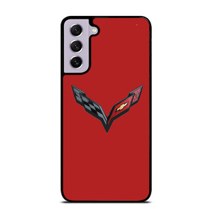 CORVETTE STINGRAY CHEVY RED Samsung Galaxy S21 FE Case CORVETTE STINGRAY CHEVY RED Samsung Galaxy S21 FE Case
