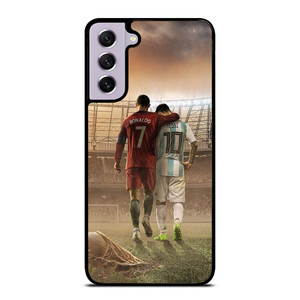 CRISTIANO RONALDO AND LIONEL MESSI Samsung Galaxy S21 FE Case