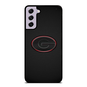 GEORGIA BULLDOGS CARBON LOGO Samsung Galaxy S21 FE Case