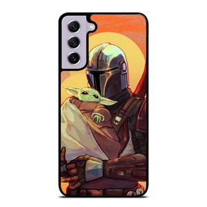 MANDALORIAN AND BABY YODA STAR WARS CARTOON Samsung Galaxy S21 FE Case MANDALORIAN AND BABY YODA STAR WARS CARTOON Samsung Galaxy S21 FE Case