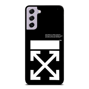 OFF WHITE BLACK WHITE Samsung Galaxy S21 FE Case OFF WHITE BLACK WHITE Samsung Galaxy S21 FE Case