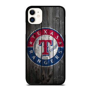TEXAS RANGERS WOODEN LOGO iPhone 11 Case TEXAS RANGERS WOODEN LOGO iPhone 11 Case