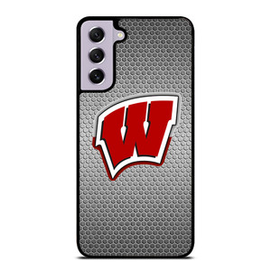 WISCONSIN BADGER EMBLEM Samsung Galaxy S21 FE Case WISCONSIN BADGER EMBLEM Samsung Galaxy S21 FE Case