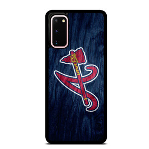 ATLANTA BRAVES MLB WOODEN LOGO Samsung Galaxy S20 Case ATLANTA BRAVES MLB WOODEN LOGO Samsung Galaxy S20 Case