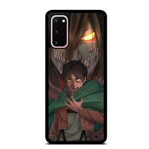 ATTACK ON TITAN EREN YEAGER ANIME MANGA Samsung Galaxy S20 Case ATTACK ON TITAN EREN YEAGER ANIME MANGA Samsung Galaxy S20 Case