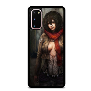 ATTACK ON TITAN MIKASA ACKERMAN DARK Samsung Galaxy S20 Case