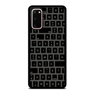 BLACK KEYBOARD PATTERN Samsung Galaxy S20 Case BLACK KEYBOARD PATTERN Samsung Galaxy S20 Case