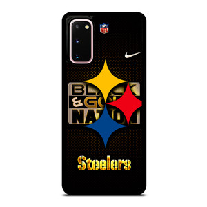 PITTSBURGH STEELERS BLACK AND GO NATION Samsung Galaxy S20 Case