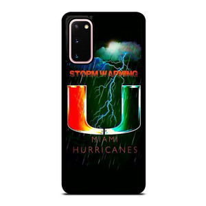 UM MIAMI HURRICANES NFL THUNDER Samsung Galaxy S20 Case