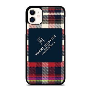 TOMMY HILFIGER RED BLACK PATTERN iPhone 11 Case TOMMY HILFIGER RED BLACK PATTERN iPhone 11 Case