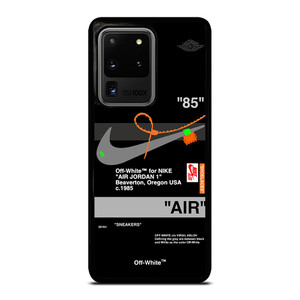 AIR JORDAN NIKE OFF WHITE BLACK Samsung Galaxy S20 Ultra  Case