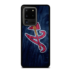 ATLANTA BRAVES MLB WOODEN LOGO Samsung Galaxy S20 Ultra Case ATLANTA BRAVES MLB WOODEN LOGO Samsung Galaxy S20 Ultra Case