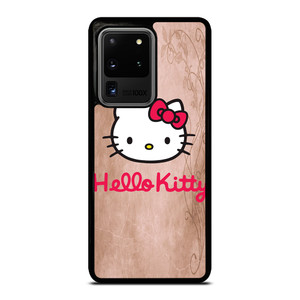 HELLO KITTY FACE WOOD Samsung Galaxy S20 Ultra  Case