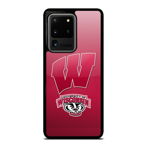 WISCONSIN BADGER LOGO UNIVERSITY FOOTBALL TEAM Samsung Galaxy S20 Ultra  Case
