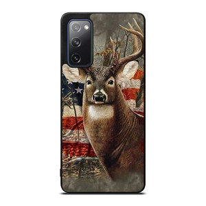 AMERICAN FLAG DEER BUCK CAMO Samsung Galaxy S20 FE Case