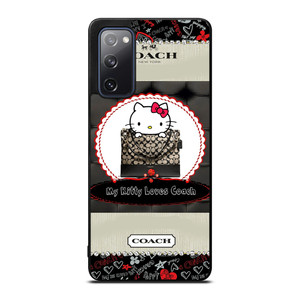 COACH NEW YORK HELLO KITTY BLACK Samsung Galaxy S20 FE Case
