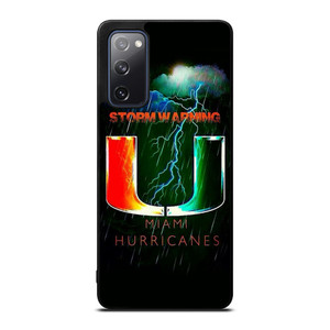 UM MIAMI HURRICANES NFL THUNDER Samsung Galaxy S20 FE Case UM MIAMI HURRICANES NFL THUNDER Samsung Galaxy S20 FE Case