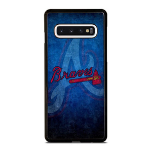 ATLANTA BRAVES A BASEBALL LOGO Samsung Galaxy S10 Case ATLANTA BRAVES A BASEBALL LOGO Samsung Galaxy S10 Case