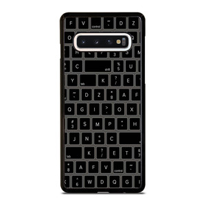 BLACK KEYBOARD PATTERN Samsung Galaxy S10 Case BLACK KEYBOARD PATTERN Samsung Galaxy S10 Case