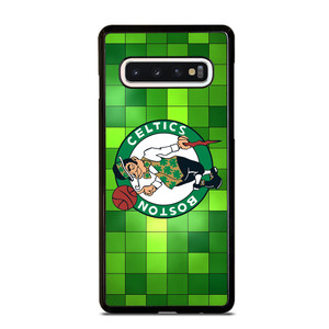 BOSTON CELTICS BASKETBALL SQUARE LOGO Samsung Galaxy S10 Case