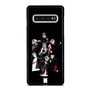 BTS BANGTAN BOYS BLACK Samsung Galaxy S10 Case BTS BANGTAN BOYS BLACK Samsung Galaxy S10 Case
