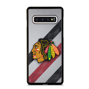 CHICAGO BLACK HAWKS NHL HOCKEY TEAM LOGO Samsung Galaxy S10 Case CHICAGO BLACK HAWKS NHL HOCKEY TEAM LOGO Samsung Galaxy S10 Case