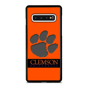 CLEMSON TIGERS UNIVERSITY PAW LOGO Samsung Galaxy S10 Case CLEMSON TIGERS UNIVERSITY PAW LOGO Samsung Galaxy S10 Case