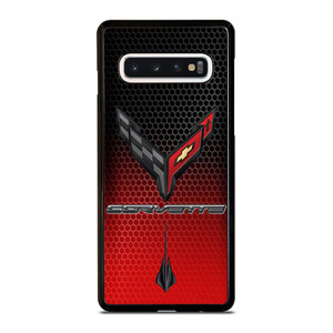 CORVETTE CHEVY STINGRAY LOGO RED Samsung Galaxy S10 Case CORVETTE CHEVY STINGRAY LOGO RED Samsung Galaxy S10 Case
