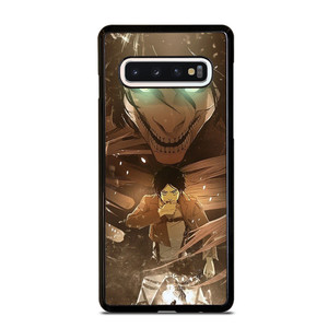 EREN YEAGER ATTACK ON TITAN Samsung Galaxy S10 Case EREN YEAGER ATTACK ON TITAN Samsung Galaxy S10 Case