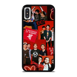 5 SECONDS OF SUMMER RED COLLAGE iPhone X / XS Case