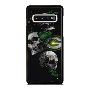 GREEN BAY PACKERS SKULLS AREA Samsung Galaxy S10 Case