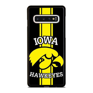 IOWA HAWKEYES STRIPS LOGO FOOTBALL TEAM Samsung Galaxy S10 Case