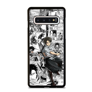 LEVI ACKERMAN ATTACK ON TITAN MANGA CARTOON Samsung Galaxy S10 Case