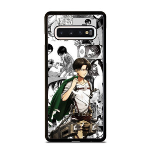 LEVI ACKERMAN CARTOON MANGA ATTACK ON TITAN Samsung Galaxy S10 Case