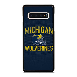 MICHIGAN WOLVERINES FOOTBALL HELMET Samsung Galaxy S10 Case MICHIGAN WOLVERINES FOOTBALL HELMET Samsung Galaxy S10 Case