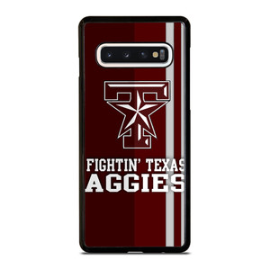 TEXAS A&M FIGHTIN' AGGIES Samsung Galaxy S10 Case TEXAS A&M FIGHTIN' AGGIES Samsung Galaxy S10 Case