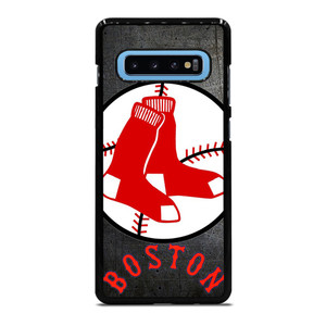 BOSTON RED SOX BASEBALL METAL LOGO Samsung Galaxy S10 Plus Case BOSTON RED SOX BASEBALL METAL LOGO Samsung Galaxy S10 Plus Case