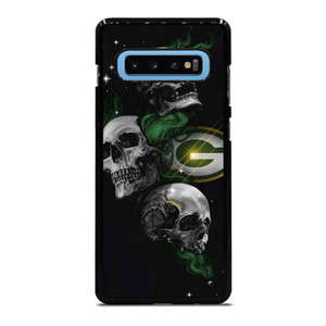 GREEN BAY PACKERS SKULLS AREA Samsung Galaxy S10 Plus Case GREEN BAY PACKERS SKULLS AREA Samsung Galaxy S10 Plus Case