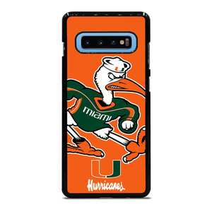MIAMI HURRICANES FOOTBALL MASCOT Samsung Galaxy S10 Plus Case MIAMI HURRICANES FOOTBALL MASCOT Samsung Galaxy S10 Plus Case