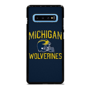MICHIGAN WOLVERINES FOOTBALL HELMET Samsung Galaxy S10 Plus Case MICHIGAN WOLVERINES FOOTBALL HELMET Samsung Galaxy S10 Plus Case