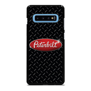 PETERBILT TRUCK PLATE BLACK Samsung Galaxy S10 Plus Case PETERBILT TRUCK PLATE BLACK Samsung Galaxy S10 Plus Case