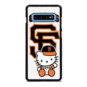 SAN FRANCISCO GIANTS MLB HELLO KITTY Samsung Galaxy S10 Plus Case SAN FRANCISCO GIANTS MLB HELLO KITTY Samsung Galaxy S10 Plus Case