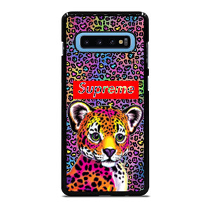 SUPREME LISA FRANK LEOPARD Samsung Galaxy S10 Plus Case
