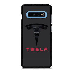 TESLA MOTORS BLACK ICON Samsung Galaxy S10 Plus Case
