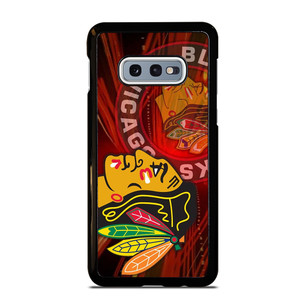 CHICAGO BLACK HAWKS HEAD ICON Samsung Galaxy S10e Case