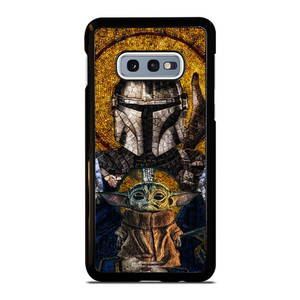 MANDALORIAN AND BABY YODA STAR WARS ART Samsung Galaxy S10e Case