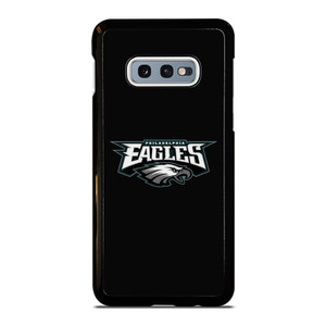 PHILADELPHIA EAGLES LOGO BLACK Samsung Galaxy S10e Case PHILADELPHIA EAGLES LOGO BLACK Samsung Galaxy S10e Case