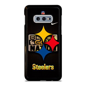 PITTSBURGH STEELERS BLACK AND GO NATION Samsung Galaxy S10e Case